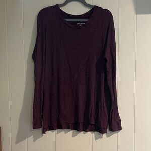 American Eagle Outfitters Burgundy Crew Neck Sweater